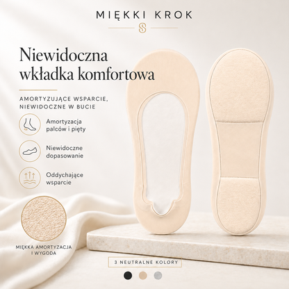 Wkładki Miękki Krok – Uniwersalny Rozmiar (36-46) Damskie i Męskie