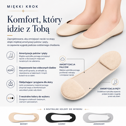 Wkładki Miękki Krok – Uniwersalny Rozmiar (36-46) Damskie i Męskie